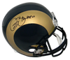 ISAAC BRUCE AUTOGRAPHED ST LOUIS RAMS FULL SIZE HELMET BECKETT W/ HOF 2020