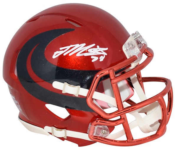 JOE MIXON AUTOGRAPHED HOUSTON TEXANS 2024 RED SPEED MINI HELMET BECKETT