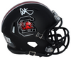 ALSHON JEFFERY SIGNED SOUTH CAROLINA GAMECOCKS BLACK SPEED MINI HELMET BECKETT