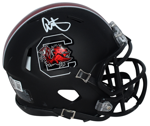 ALSHON JEFFERY SIGNED SOUTH CAROLINA GAMECOCKS BLACK SPEED MINI HELMET BECKETT