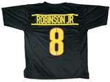 BRIAN ROBINSON JR SIGNED WASHINGTON COMMANDERS #8 BLACK JERSEY BECKETT