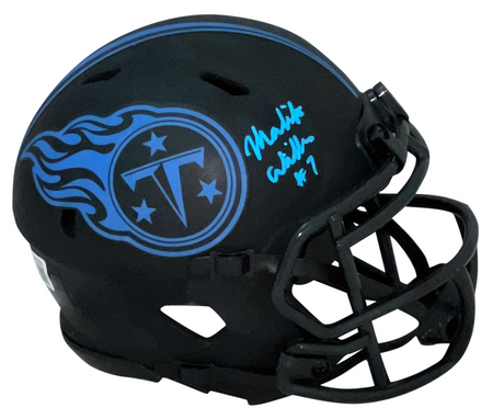ROQUAN SMITH SIGNED BALTIMORE RAVENS 2026 BLACK SPEED MINI HELMET BECKETT