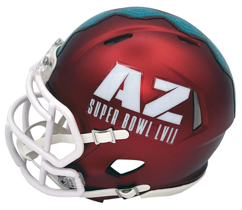 PATRICK MAHOMES SIGNED KANSAS CITY CHIEFS SUPER BOWL 57 LVII MINI HELMET BECKETT