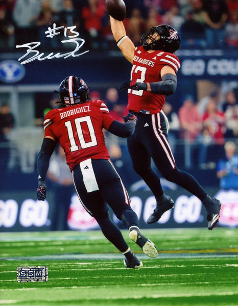 BEN ROBERTS SIGNED TEXAS TECH RED RAIDERS 8x10 PHOTO COA