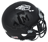 JOHNNY MANZIEL AUTOGRAPHED TEXAS A&M AGGIES BLACK MINI HELMET JSA