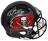 MIKE ALSTOTT AUTOGRAPHED TAMPA BAY BUCCANEERS FULL SIZE SPEED HELMET BECKETT