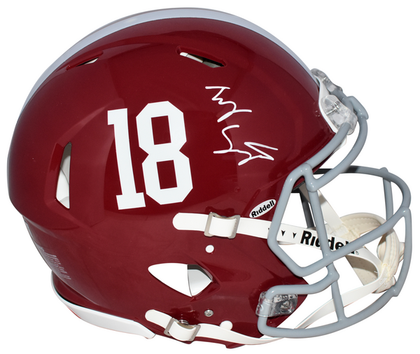 TY SIMPSON SIGNED ALABAMA CRIMSON TIDE AUTHENTIC SPEED HELMET BECKETT