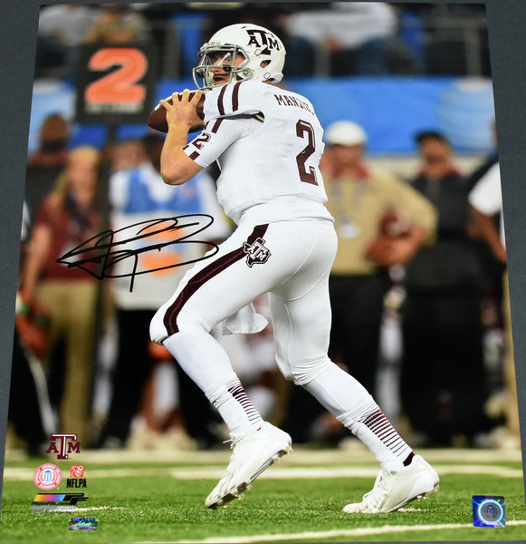 JOHNNY MANZIEL AUTOGRAPHED TEXAS A&M AGGIES COTTON BOWL 16x20 PHOTO PANINI