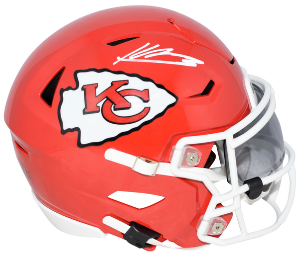 KENNETH WALKER III SIGNED KANSAS CITY CHIEFS SPEEDFLEX MIDI HELMET BECKETT