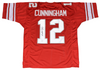 RANDALL CUNNINGHAM AUTOGRAPHED UNLV REBELS #12 RED JERSEY JSA