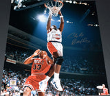 CLYDE DREXLER AUTOGRAPHED SIGNED HOUSTON ROCKETS 16x20 PHOTO JSA