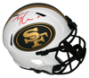 TREY LANCE AUTOGRAPHED SAN FRANCISCO 49ERS LUNAR FULL SIZE SPEED HELMET BECKETT