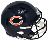D'ANDRE SWIFT AUTOGRAPHED CHICAGO BEARS FULL SIZE SPEED HELMET BECKETT