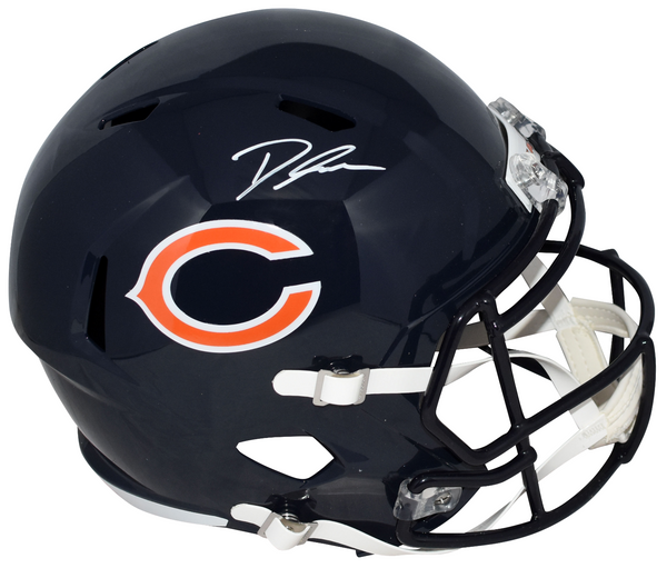 D'ANDRE SWIFT AUTOGRAPHED CHICAGO BEARS FULL SIZE SPEED HELMET BECKETT
