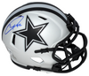 QUINNEN WILLIAMS SIGNED DALLAS COWBOYS RAVE SPEED MINI HELMET BECKETT