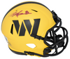 BRIAN ROBINSON JR SIGNED WASHINGTON COMMANDERS RAVE SPEED MINI HELMET BECKETT