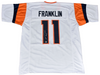 TROY FRANKLIN AUTOGRAPHED DENVER BRONCOS #11 WHITE JERSEY BECKETT