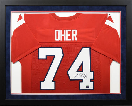 BRIAN CUSHING AUTOGRAPHED HOUSTON TEXANS 16x20 FRAMED PHOTO COA