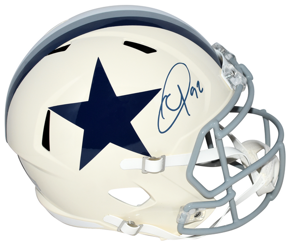 QUINNEN WILLIAMS SIGNED DALLAS COWBOYS RETRO FULL SIZE SPEED HELMET BECKETT