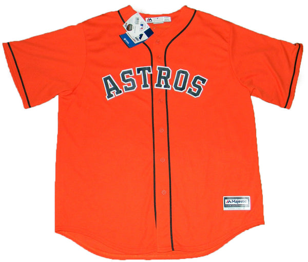 CARLOS CORREA AUTOGRAPHED HOUSTON ASTROS #1 ORANGE MAJESTIC JERSEY MLB AUTH