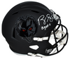 ROQUAN SMITH SIGNED BALTIMORE RAVENS 2026 BLACK FULL SIZE HELMET W/ AGENT 0