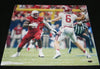 TYUS BOWSER AUTOGRAPHED SIGNED HOUSTON 16x20 PHOTO TRISTAR