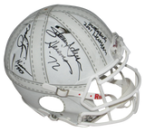 ERIC CROUCH MIKE ROZIER JOHNNY RODGERS SIGNED NEBRASKA LEATHER AUTHENTIC HELMET