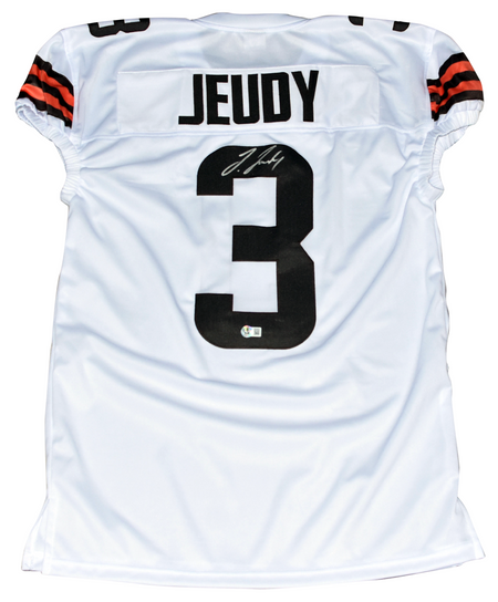 JERRY JEUDY AUTOGRAPHED DENVER BRONCOS ECLIPSE SPEED MINI HELMET BECKETT