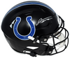 JONATHAN TAYLOR SIGNED INDIANAPOLIS COLTS BLACK AUTHENTIC SPEEDFLEX HELMET BAS
