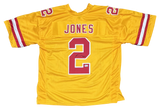 RONALD JONES SIGNED AUTOGRAPHED KANSAS CITY CHIEFS #2 GOLD JERSEY BECKETT
