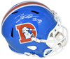 TALANOA HUFANGA SIGNED DENVER BRONCOS THROWBACK FULL SIZE SPEED HELMET BECKETT