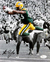AARON JONES AUTOGRAPHED SIGNED GREEN BAY PACKERS 8x10 SPOTLIGHT PHOTO JSA