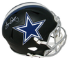 TONY DORSETT SIGNED DALLAS COWBOYS FLAT BLACK FULL SIZE SPEED HELMET BECKETT