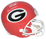 TERRELL DAVIS AUTOGRAPHED GEORGIA BULLDOGS FULL SIZE HELMET JSA W/ GO DAWGS