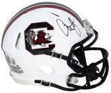 ALSHON JEFFERY SIGNED SOUTH CAROLINA GAMECOCKS WHITE SPEED MINI HELMET BECKETT