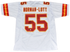 OMARR NORMAN-LOTT SIGNED KANSAS CITY CHIEFS #55 WHITE JERSEY BECKETT