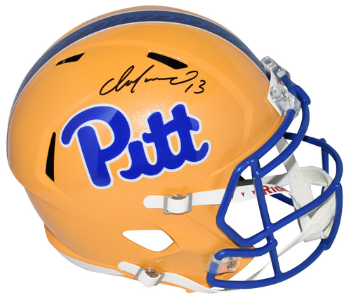 DAN MARINO SIGNED PITT PITTSBURGH PANTHERS FULL SIZE SPEED HELMET BECKETT