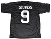 ELI STOWERS SIGNED VANDERBILT COMMODORES #9 BLACK JERSEY W/ 2025 JOHN MACKEY