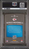 PATRICK MAHOMES SIGNED 2017 PANINI DONRUSS RATED ROOKIE #327 RC PSA 9 AUTO 10