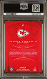 PATRICK MAHOMES SIGNED 2017 PANINI CROWN ROYALE #84 ROOKIE RC PSA 8 AUTO 10