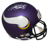ADRIAN PETERSON SIGNED MINNESOTA VIKINGS FULL SIZE AUTHENTIC PROLINE HELMET BAS
