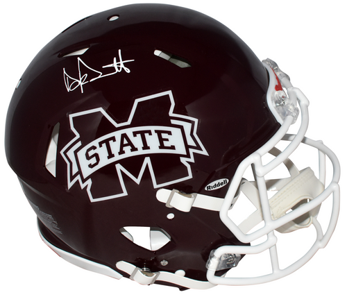 DAK PRESCOTT SIGNED MISSISSIPPI STATE BULLDOGS AUTHENTIC SPEED HELMET BECKETT