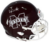 DAK PRESCOTT SIGNED MISSISSIPPI STATE BULLDOGS AUTHENTIC SPEED HELMET BECKETT