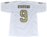 ELI STOWERS SIGNED VANDERBILT COMMODORES #9 WHITE JERSEY W/ 2025 JOHN MACKEY