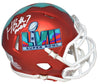 HARRISON BUTKER SIGNED KANSAS CITY CHIEFS SUPER BOWL 57 LVII SPEED MINI HELMET