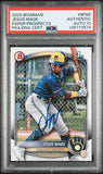 JESUS MADE SIGNED 2025 BOWMAN PAPER PROSPECTS 1ST ROOKIE RC PSA AUTO 10