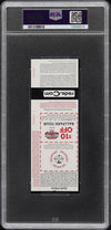 CHASE BURNS SIGNED MLB DEBUT TICKET 6/24/25 CINCINNATI REDS PSA 9 AUTO 10