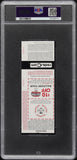 CHASE BURNS SIGNED MLB DEBUT TICKET 6/24/25 CINCINNATI REDS PSA 9 AUTO 10
