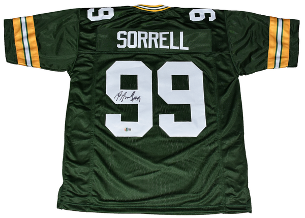 BARRYN SORRELL AUTOGRAPHED GREEN BAY PACKERS #99 JERSEY BECKETT