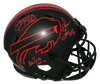 JIM KELLY THURMAN THOMAS REED SIGNED BUFFALO BILLS ECLIPSE AUTHENTIC HELMET JSA